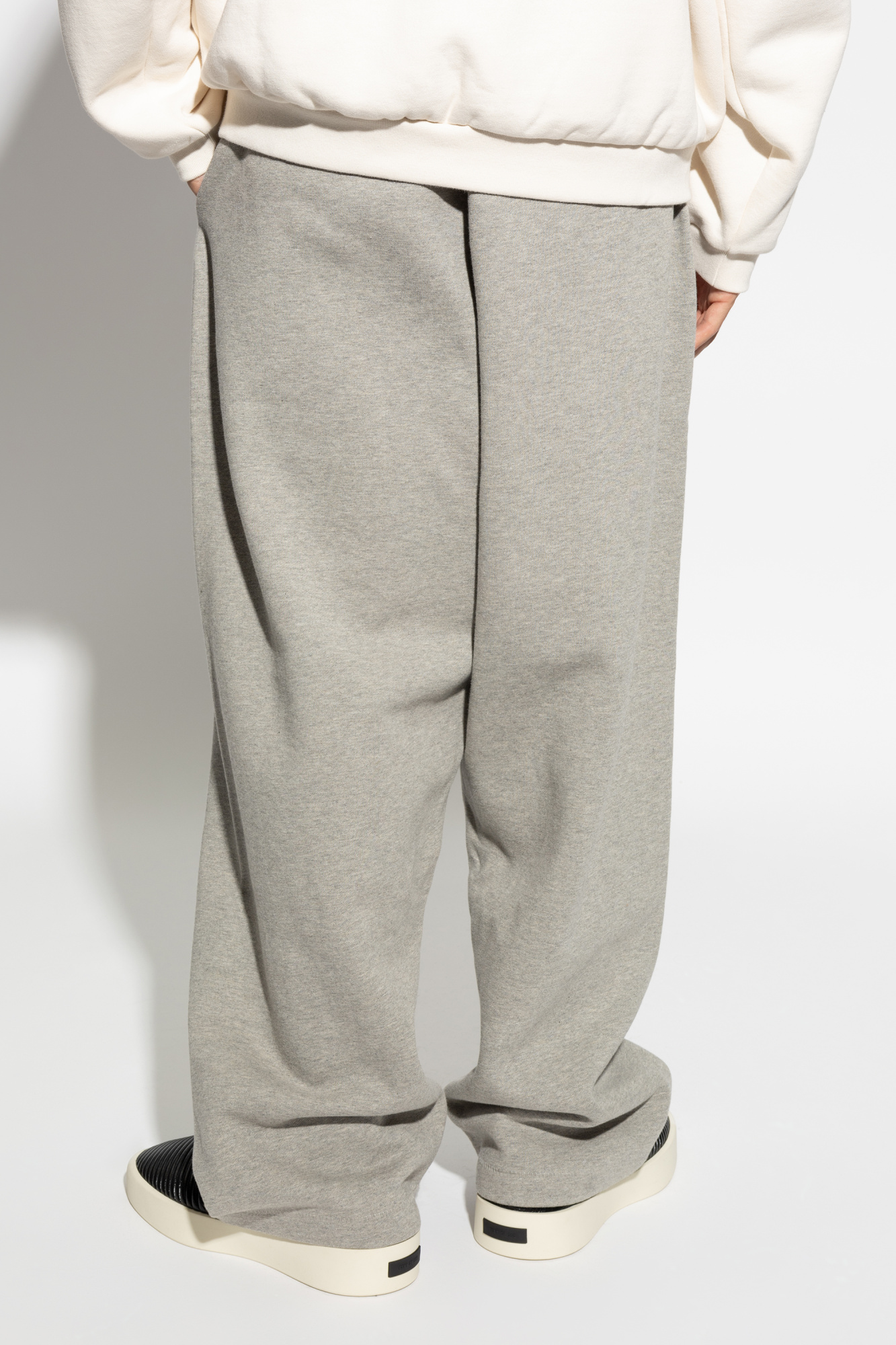 Fear of god nike sweatpants grey on sale